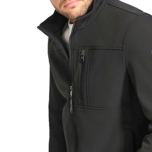 Calvin Klein Men's Softshell Jacket in Black, Size XXL-EUC - Picture 2 of 9
